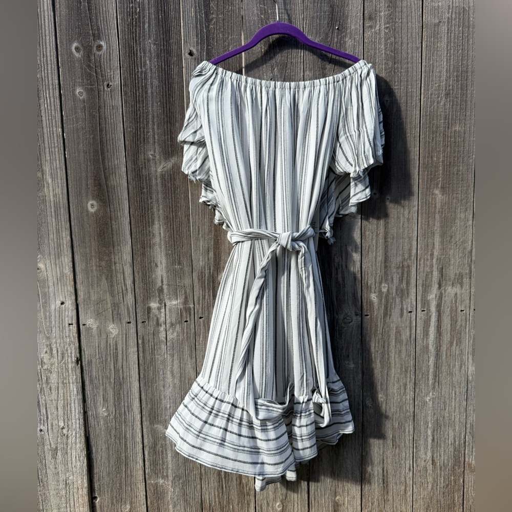 Tribal Jeans “Be Chic” On/Off Shoulder Dress